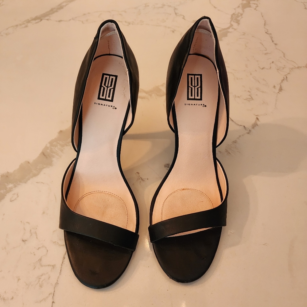 Black Strappy Heels